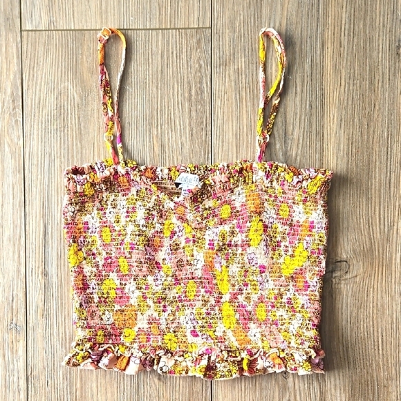 Patrons Of Peace Floral Crop Top - Picture 1 of 7